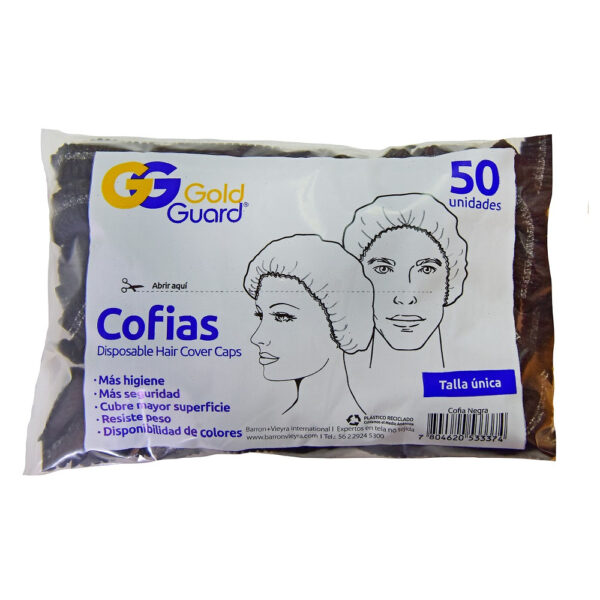 COFIA 50 UNIDADES GOLD GUARD NEGRAS